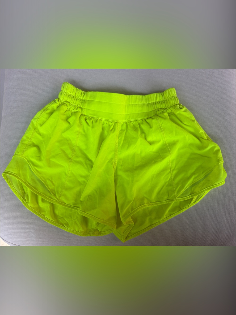 lululemon athletica Neon Yellow Athletic Speed ups 4 inch